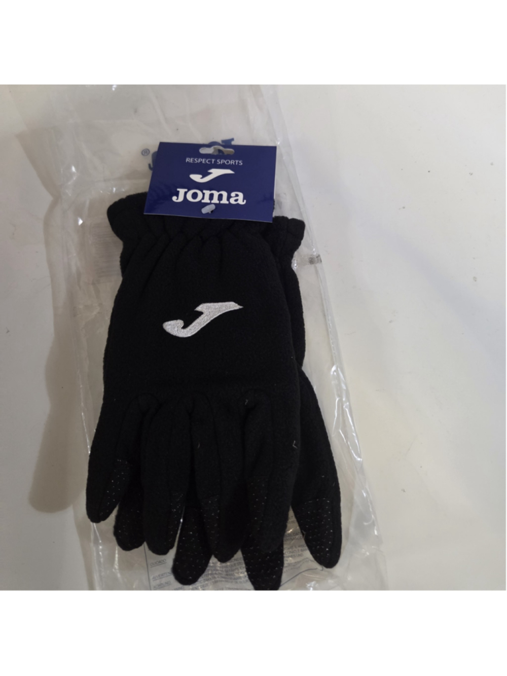 Joma Winter Fleece Gloves - Black (Size 7] xmall